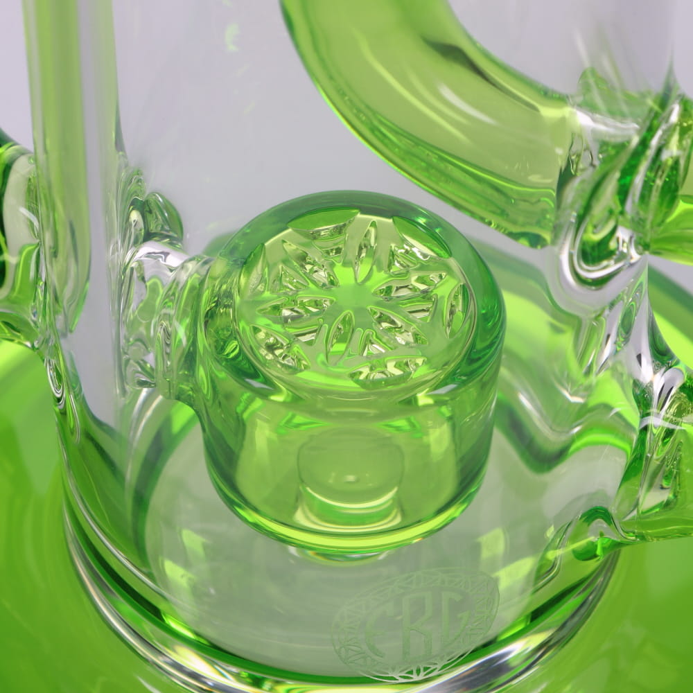 Fat Boy Glass Color Klein Rig - Lime Green