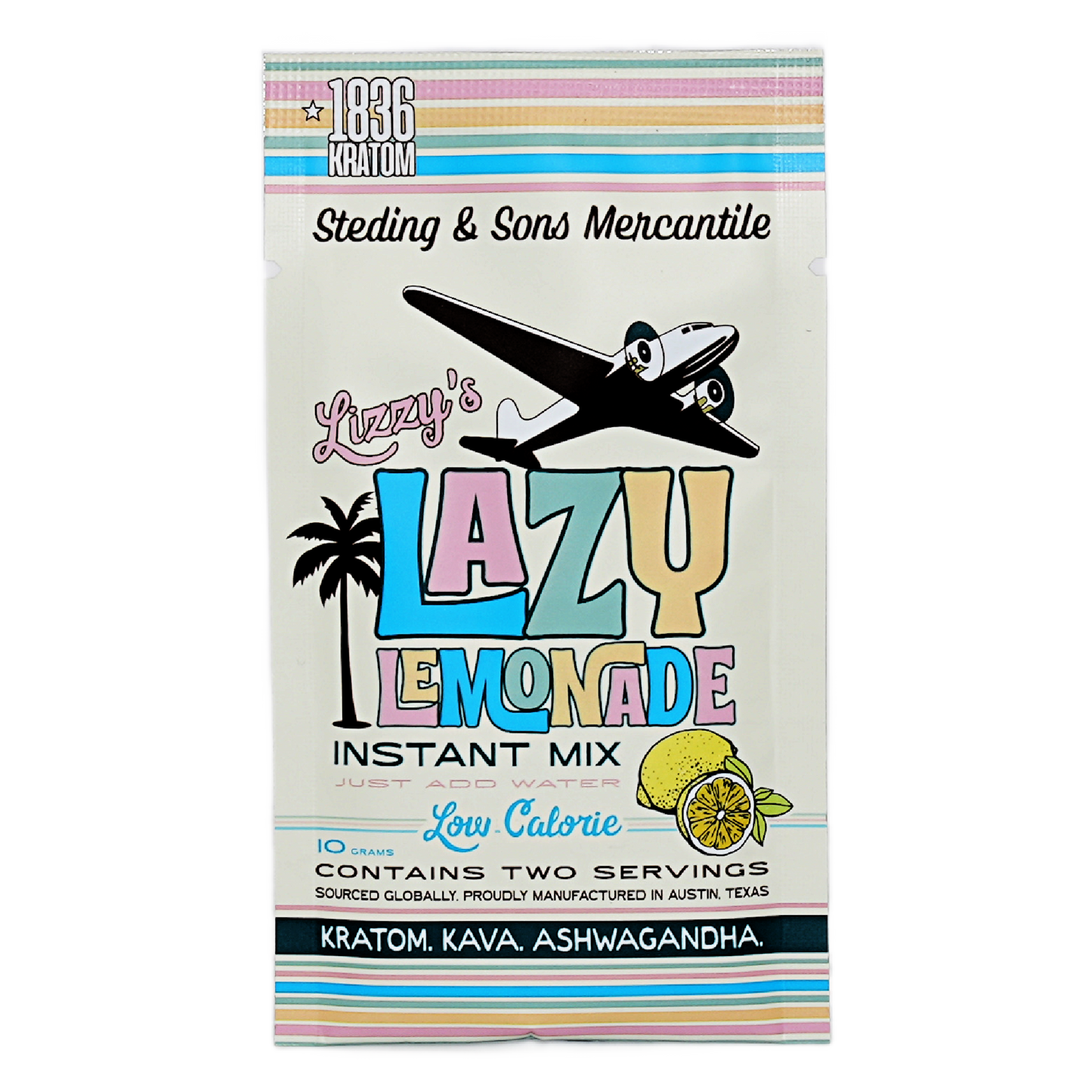 1836 Kratom Instant Mix 10g - Lizzy's Lazy Lemonade SALE