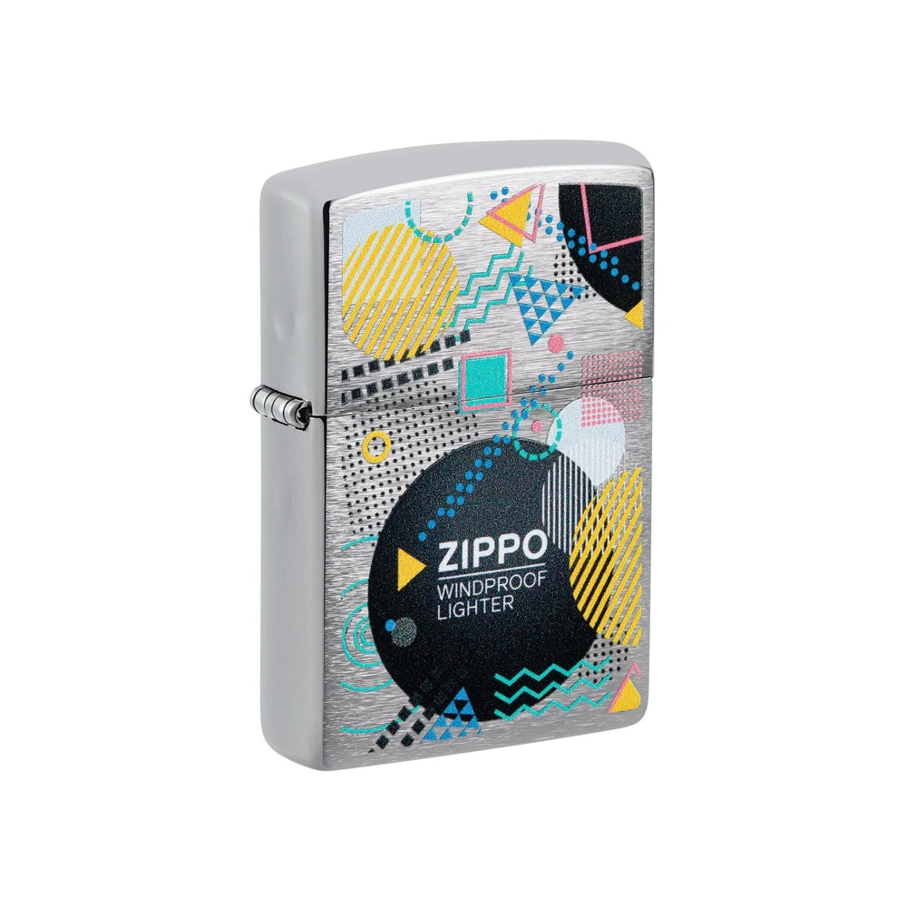 Zippo Lighter Retro Zippo Design Brushed Chrome SALE