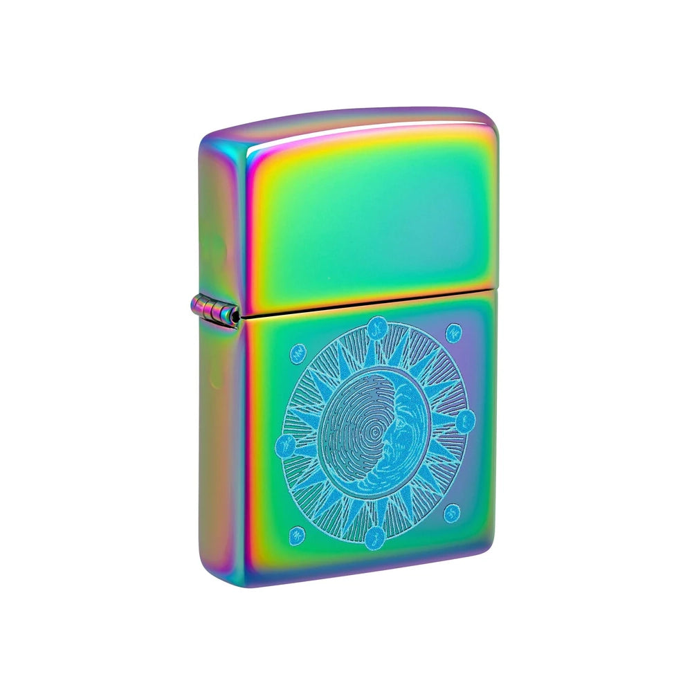 Zippo Lighter Sun & Moon Multi-Color