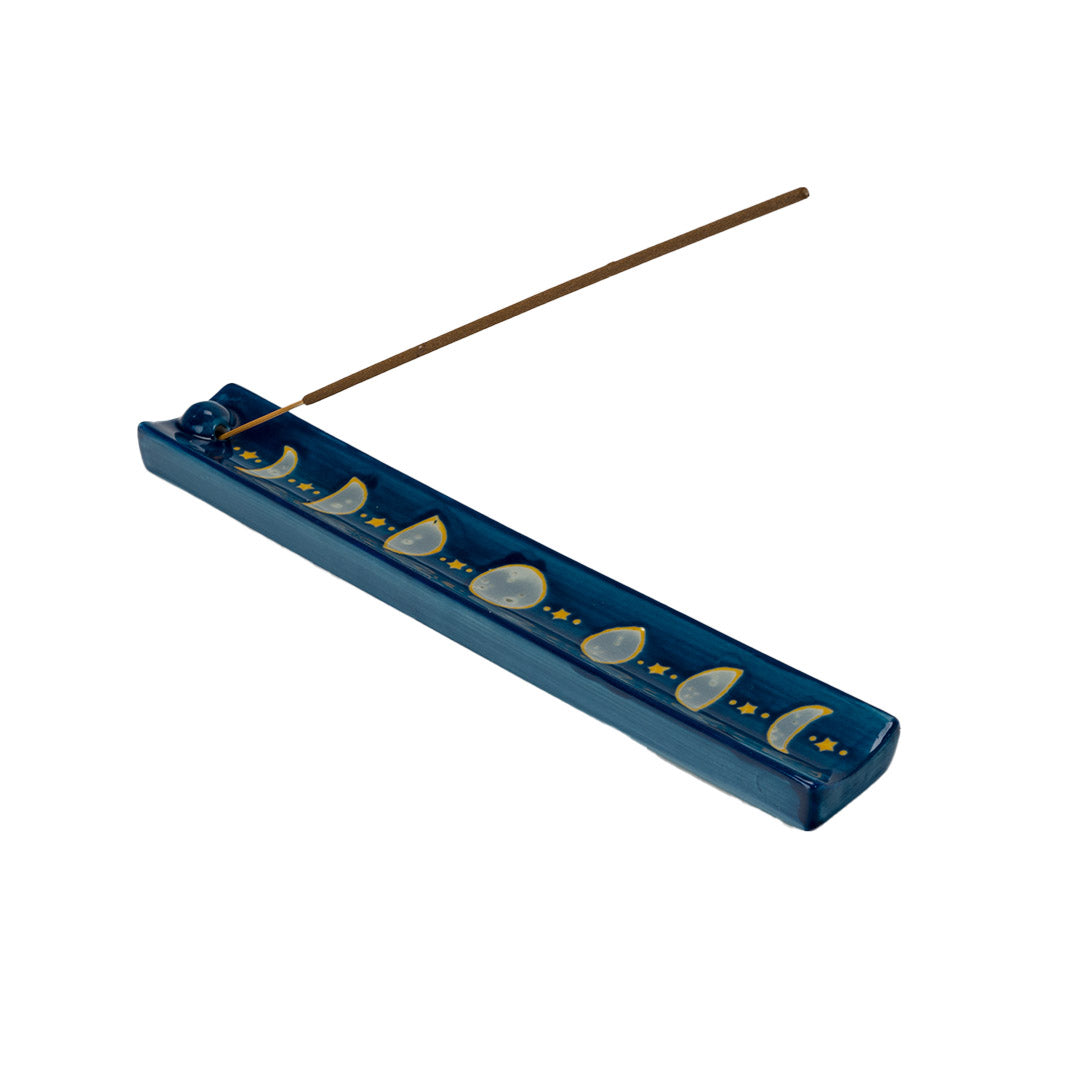 Moon Phase Ceramic Incense Burner