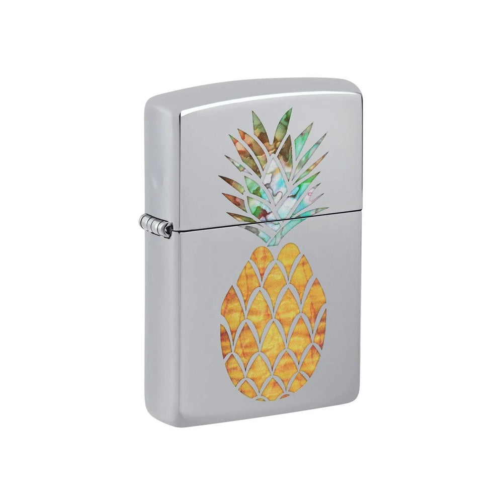 Zippo Lighter Fusion Pineapple High Polish Chrome