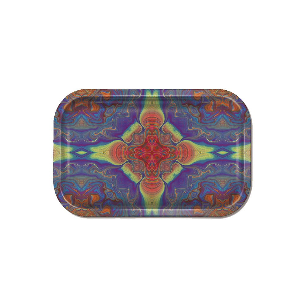 Blue & Red Mandala Large Rolling Tray SALE