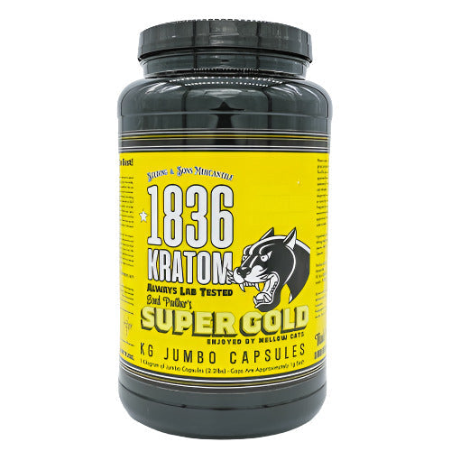 1836 Kratom Super Gold - 1kg Capsules SALE