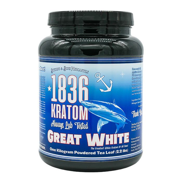 1836 Kratom Great White - 1kg Powder