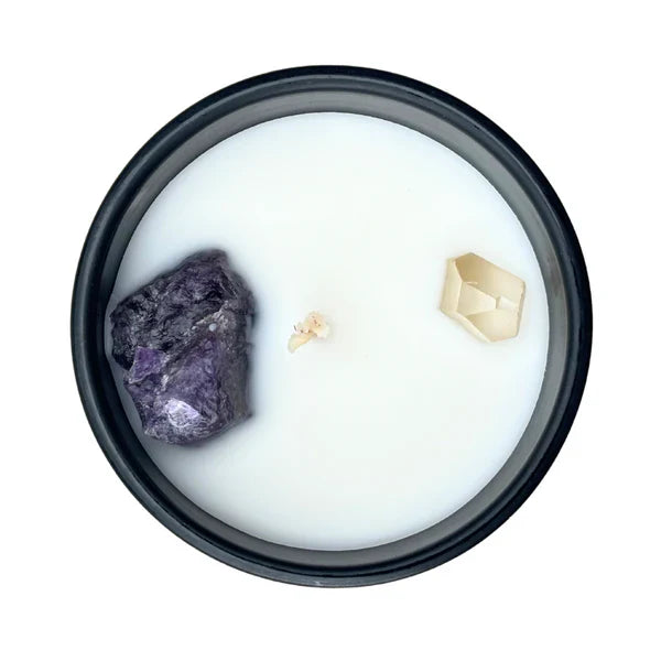 Earth's Elements Wellness Crystal Candle - Hamsa