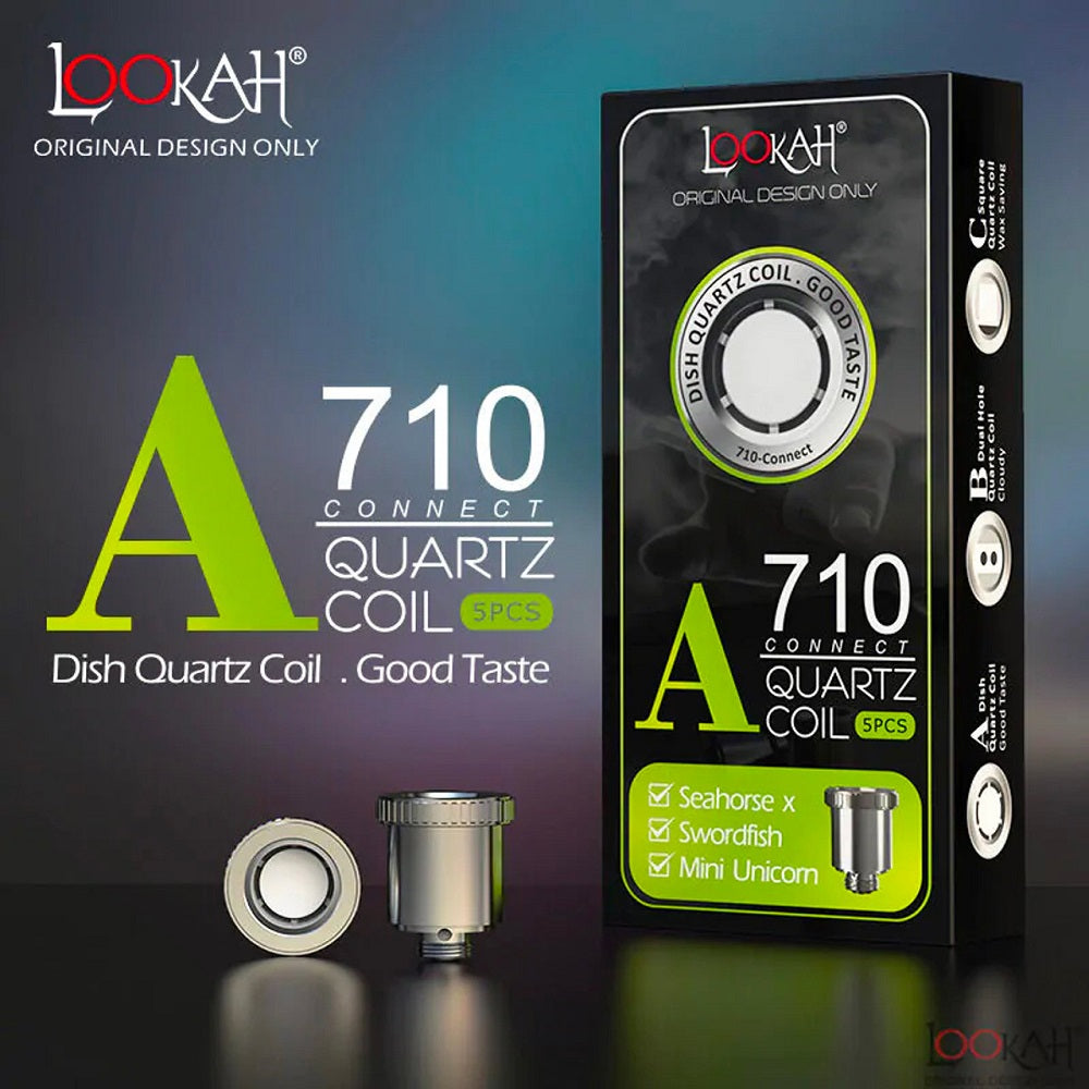 Lookah 710 Dish Quartz Coil - Single - Type C
