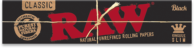 RAW Black Kingsize SLIM Rolling Papers