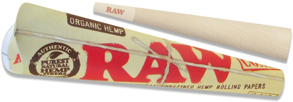 RAW Organic Hemp 1¼ Cones - 6 Pack SALE