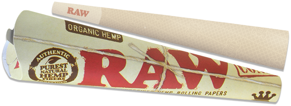 RAW Organic Hemp Kingsize Cones 3 Pack SALE