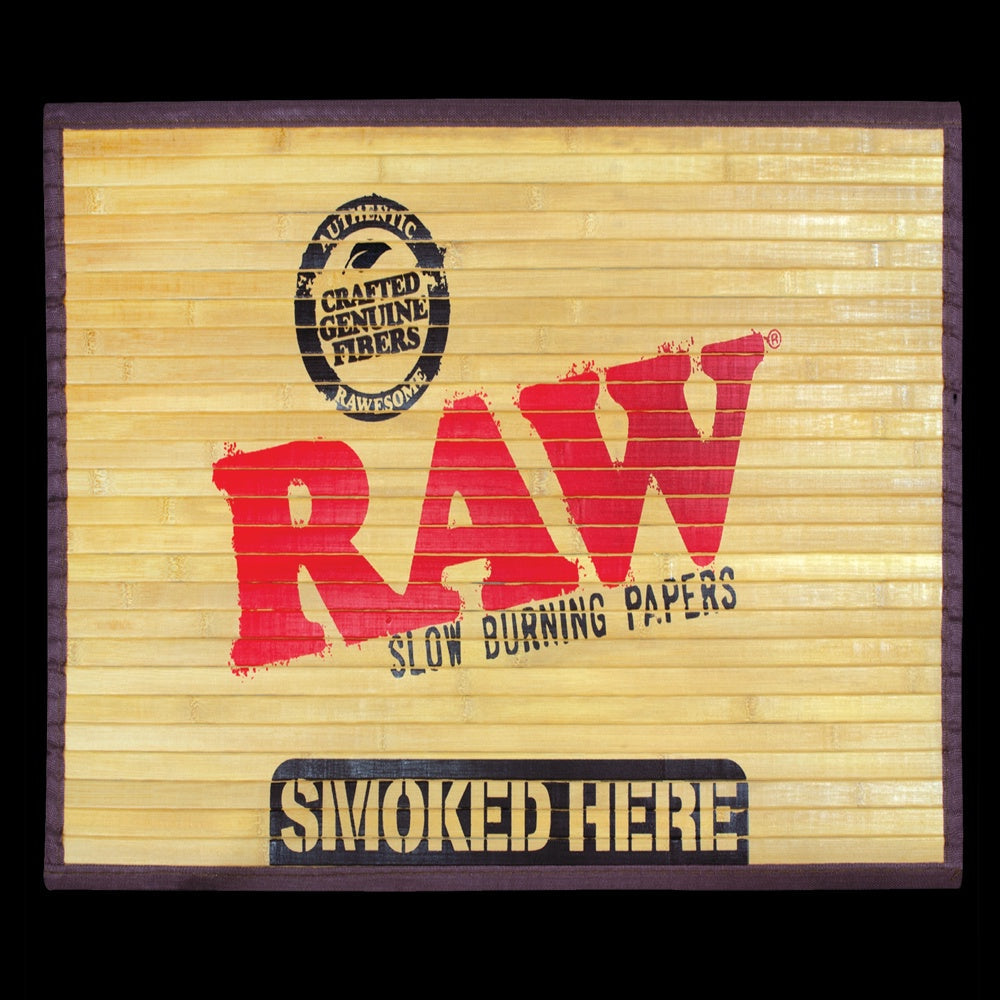 Raw Bamboo Floor Mat - Small