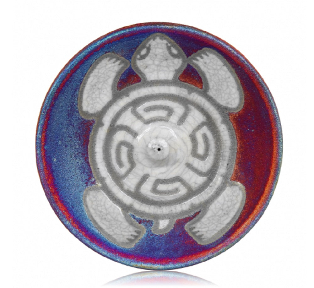 Raku Potteryworks Turtle Incense Burner SALE