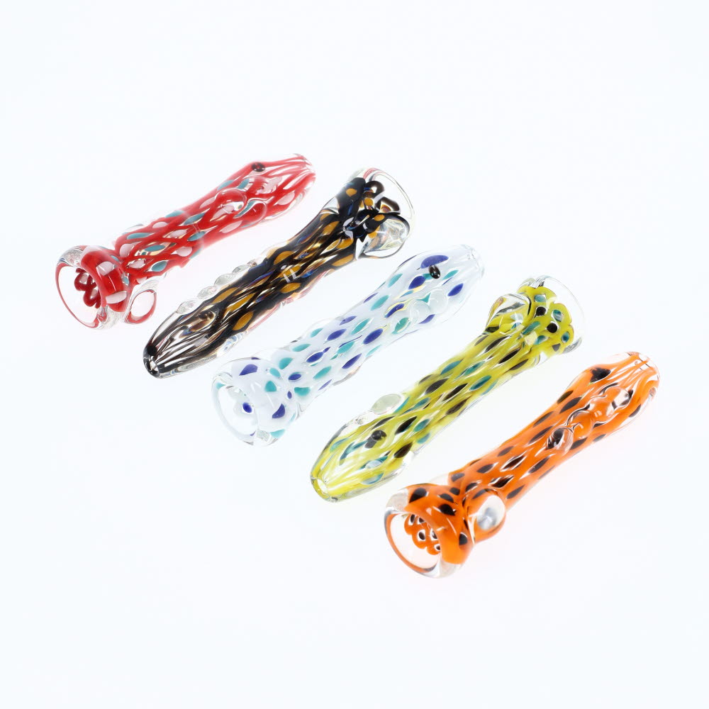 Rotational Science Glass Rattichello Mixed Color Chillum
