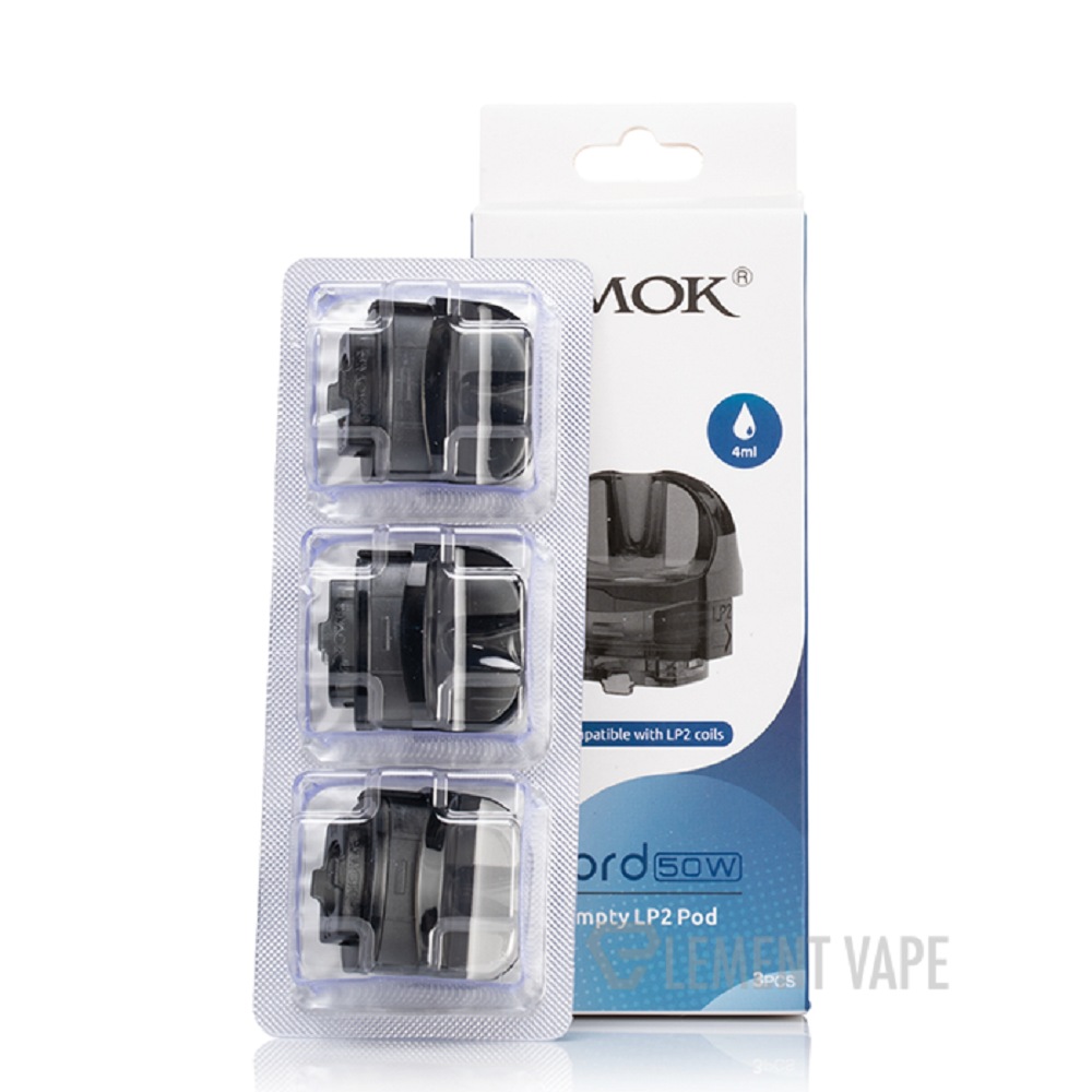 SMOK Nord 50W Replacement Pods No Coil - 3 Pack SALE