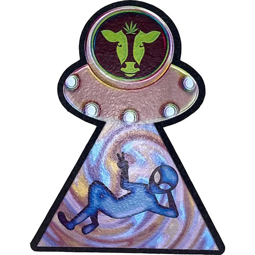 Space Cow Alien Mood Mat - Medium Die Cut SALE