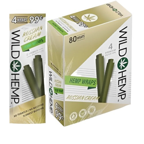 Wild Hemp Russian Cream Wraps 4 pack
