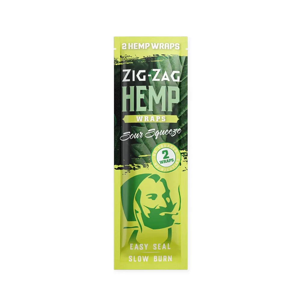 Zig Zag Wraps Hemp Sour Squeeze 2 for .99