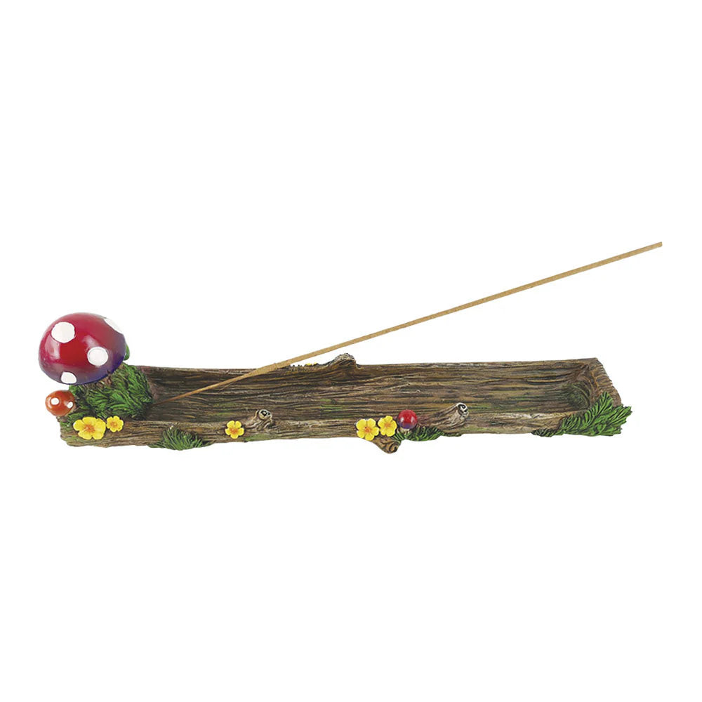 Fujima Mushroom Log Incense Burner