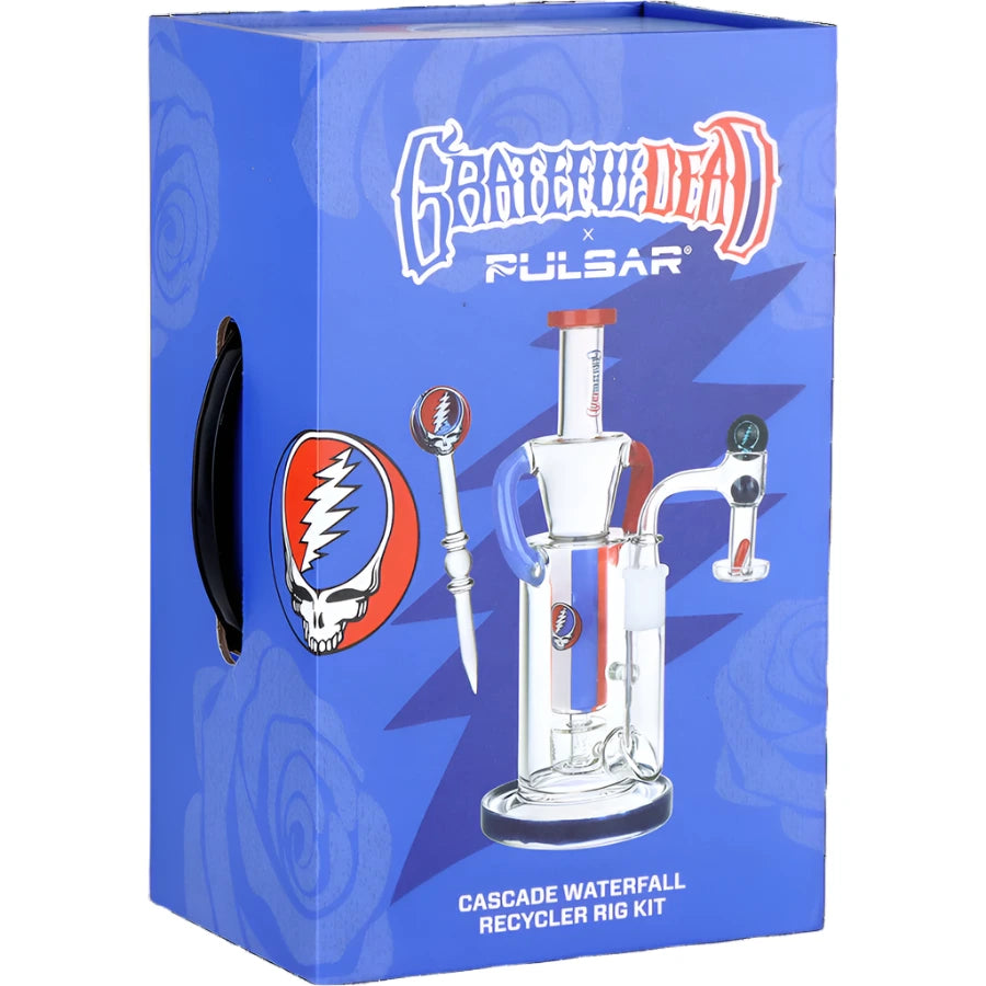 Pulsar x Grateful Dead 9" Cascade Waterfall Recycler Rig Set