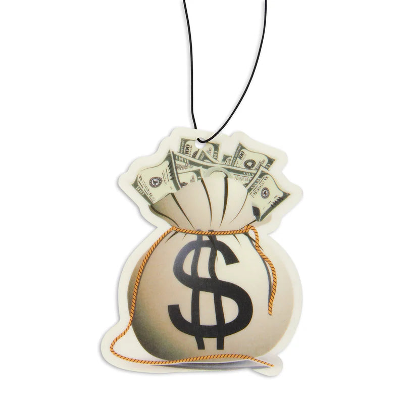 Fresh Fresheners Money Bag Car Hanger