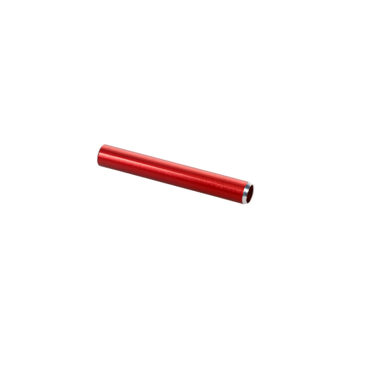 Bearded Short Bevel Metal Bat - Red