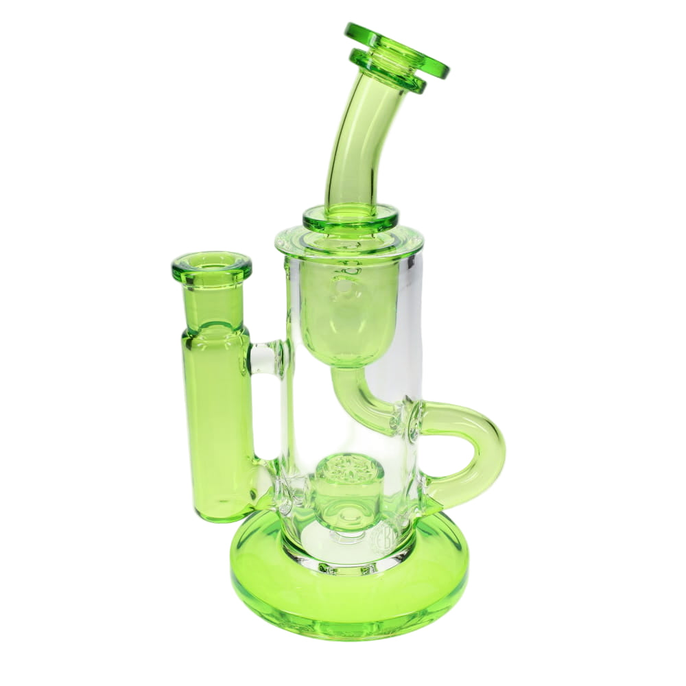 Fat Boy Glass Color Klein Rig - Lime Green