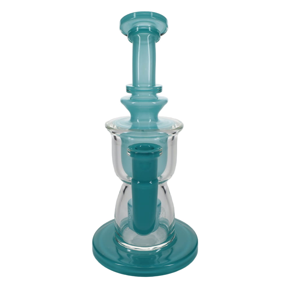 Fat Boy Glass Color Taurus V2 Rig - Aqua Ghost