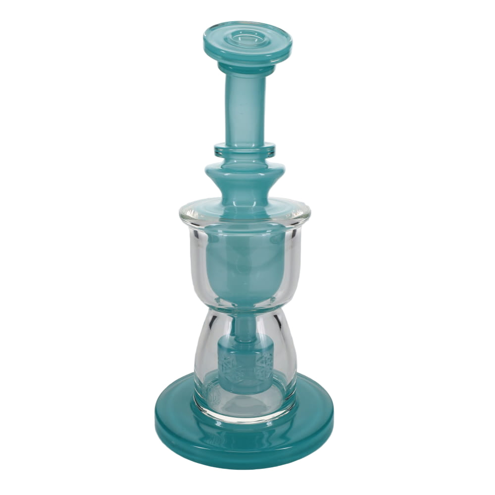 Fat Boy Glass Color Taurus V2 Rig - Aqua Ghost
