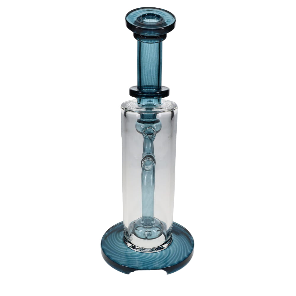Fat Boy Glass Color Straight Rig - Blue Stardust