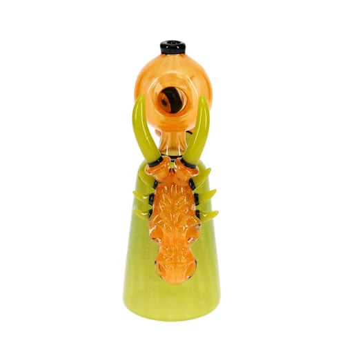 Hicdogg Dichro Dragon Skull Orange & Green Rattler Rig