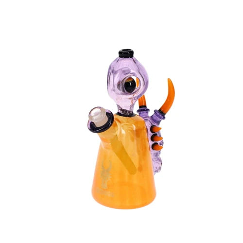 Hicdogg Dichro Dragon Skull Orange & Purple Rattler Rig