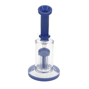 Vault Glass Bent and Color Neck Tree Perc Rig - 9"