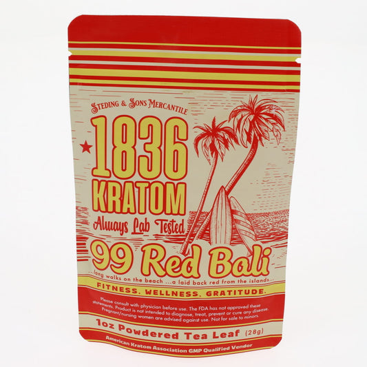 1836 Kratom - 99 Red Bali - 1oz Powder