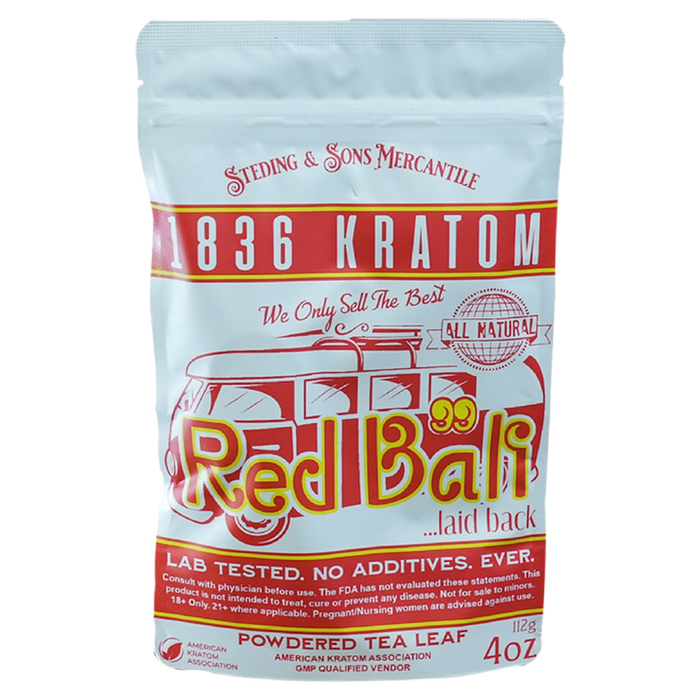 1836 Kratom - 99 Red Bali - 4oz Powder