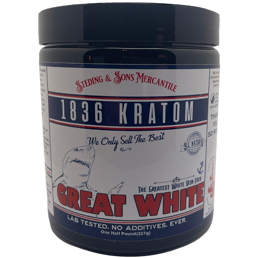 1836 Kratom - Great White - 8oz Powder