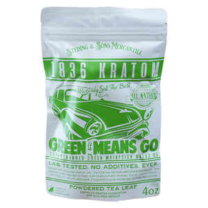 1836 Kratom - Green Means Go - 4oz Powder