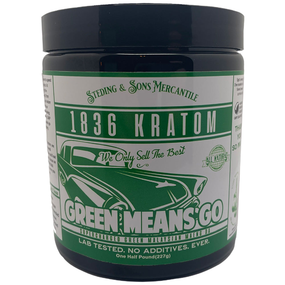 1836 Kratom - Green Means Go - 8oz Powder