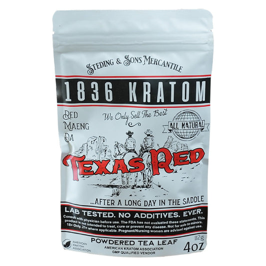 1836 Kratom - Texas Red - 4oz Powder