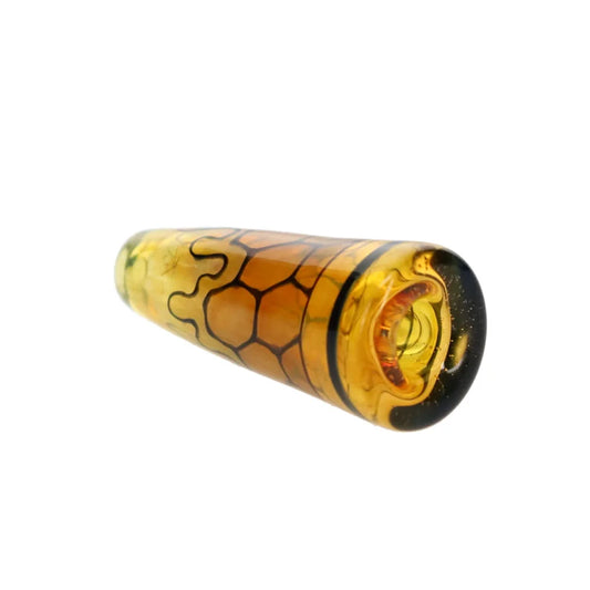 Windstar Glass Honeycomb Drip Stained Glass Chillum