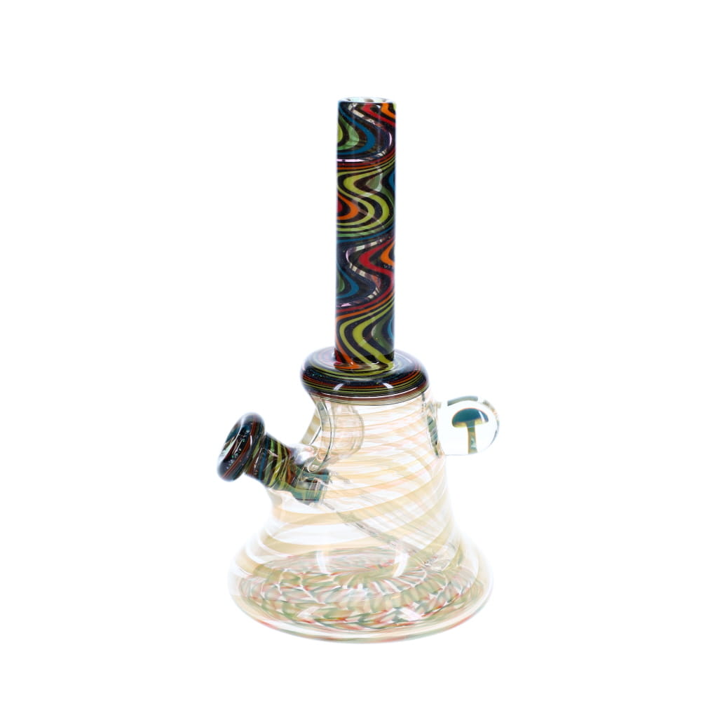 2kind Glass Worked Fume Rainbow Swirl Rig