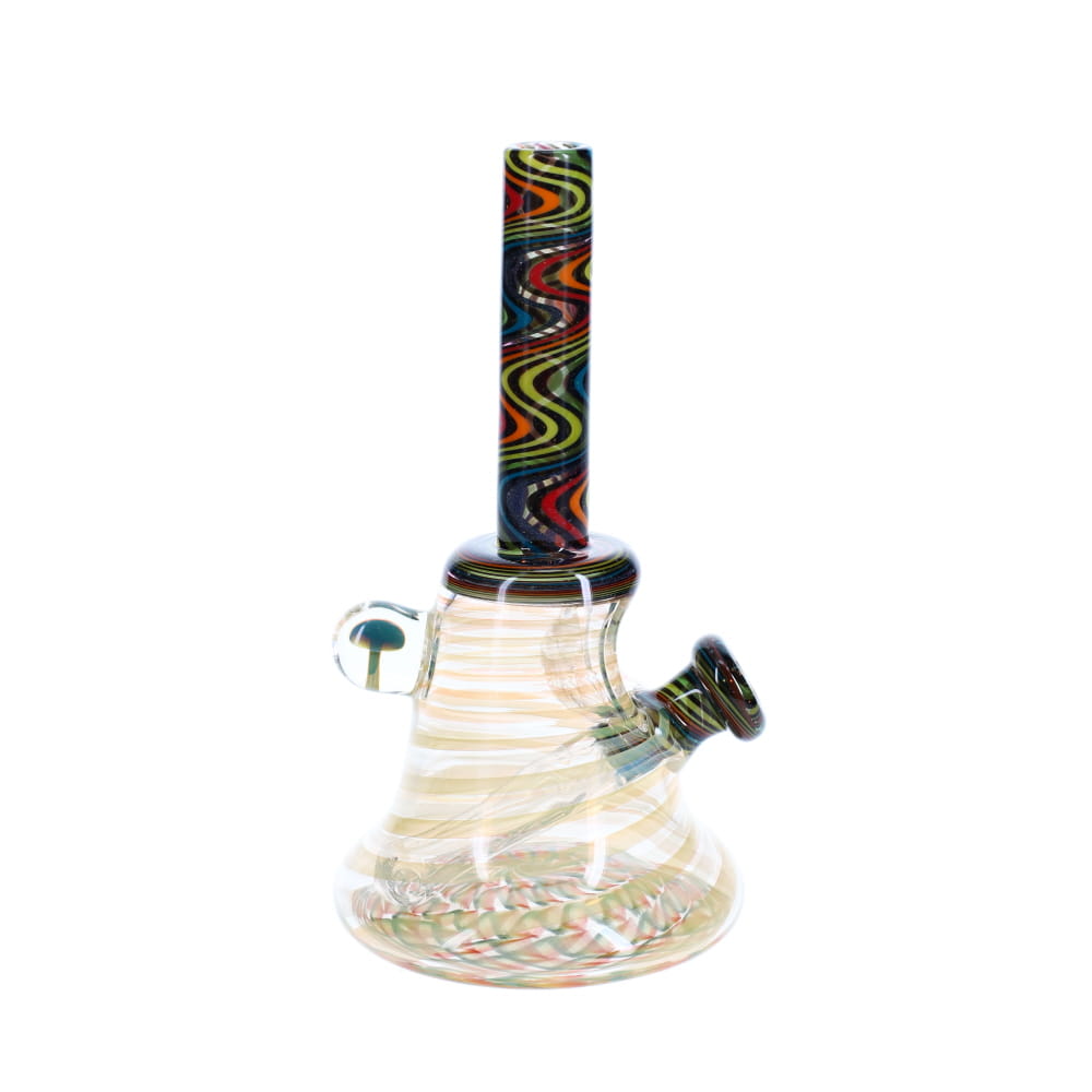 2kind Glass Worked Fume Rainbow Swirl Rig