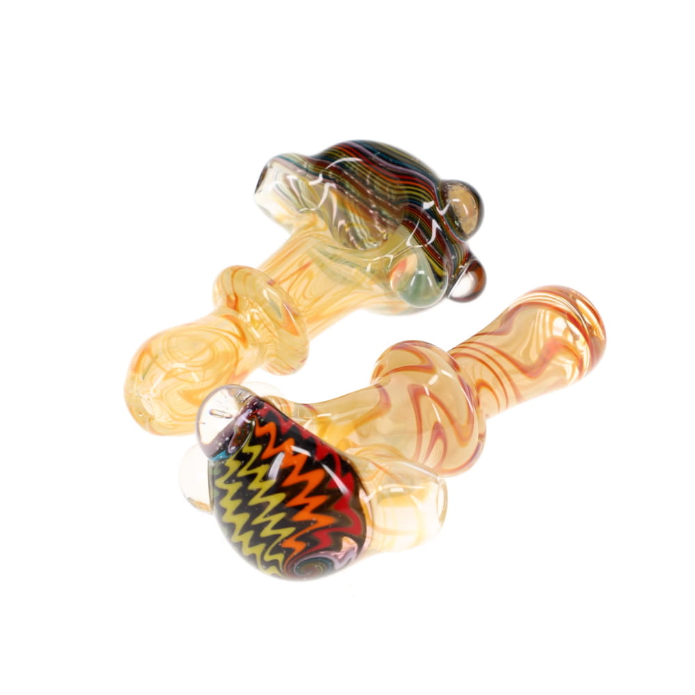 2kind Glass Fume Swirl Linework Cap Spoon SALE