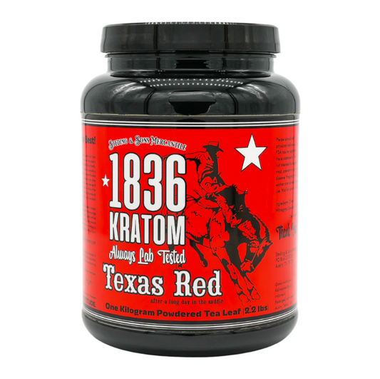 1836 Kratom Texas Red - 1kg Powder