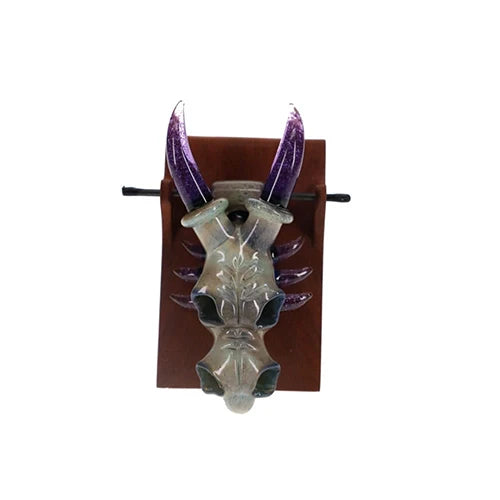 Hicdogg Purple Horn Slain Dragon Pendant