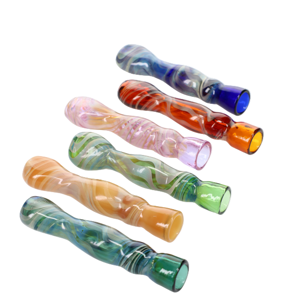 Key Glass Contour Color Change Swirl Chillum
