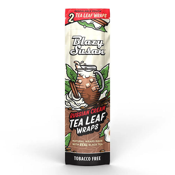 Blazy Susan Russian Cream Tea Leaf Wraps - 2 Pack