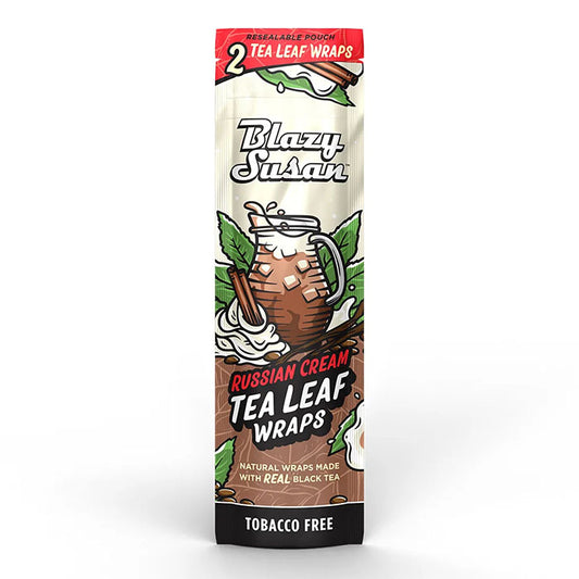 Blazy Susan Russian Cream Tea Leaf Wraps - 2 Pack