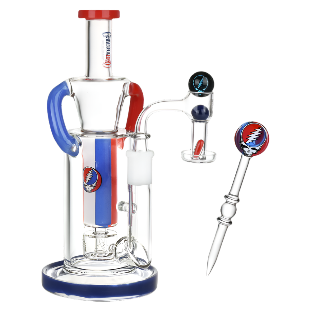 Pulsar x Grateful Dead 9" Cascade Waterfall Recycler Rig Set