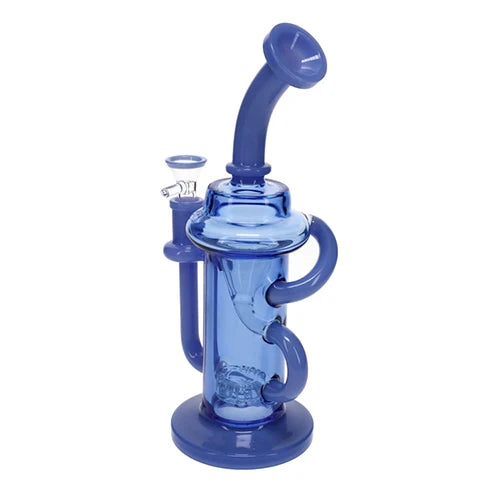 Vault Glass 2 Color Recycler w/ Showerhead Perc Rig - 10"