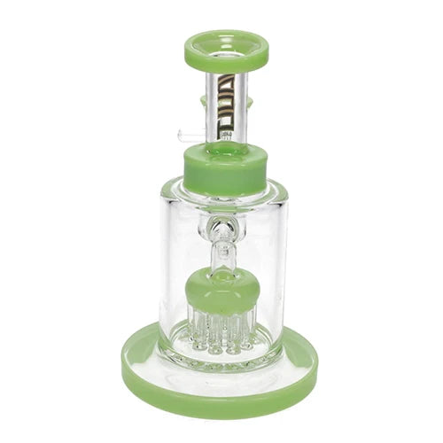 Vault Glass 10 Arm Tree Perc w/ Color Rim Rig - 6.5"